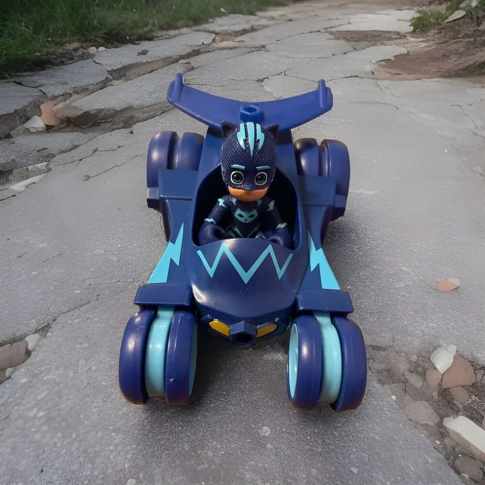 PJ Masks Catboy Action Figure And Blue Cat Car Vehicle